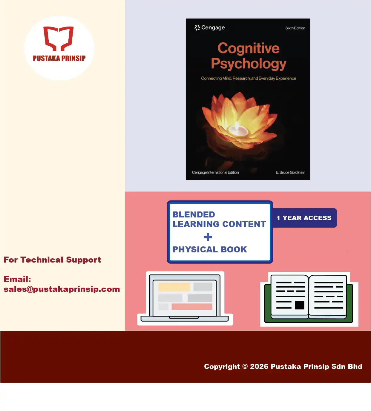 Goldstein: Cognitive Psychology - Connecting Mind, Research, and Everyday Experience, Cengage International Edition, 6th Edition