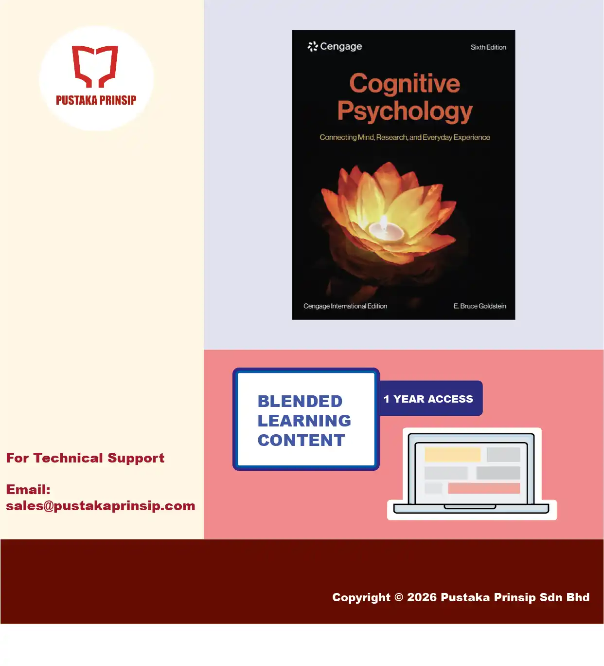 Goldstein: Cognitive Psychology - Connecting Mind, Research, and Everyday Experience, Cengage International Edition, 6th Edition