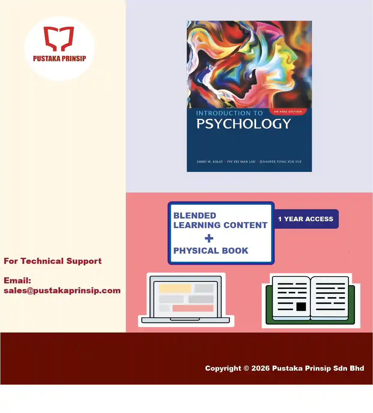 Kalat : Introduction to Psychology: An Asia Edition, 1st Edition